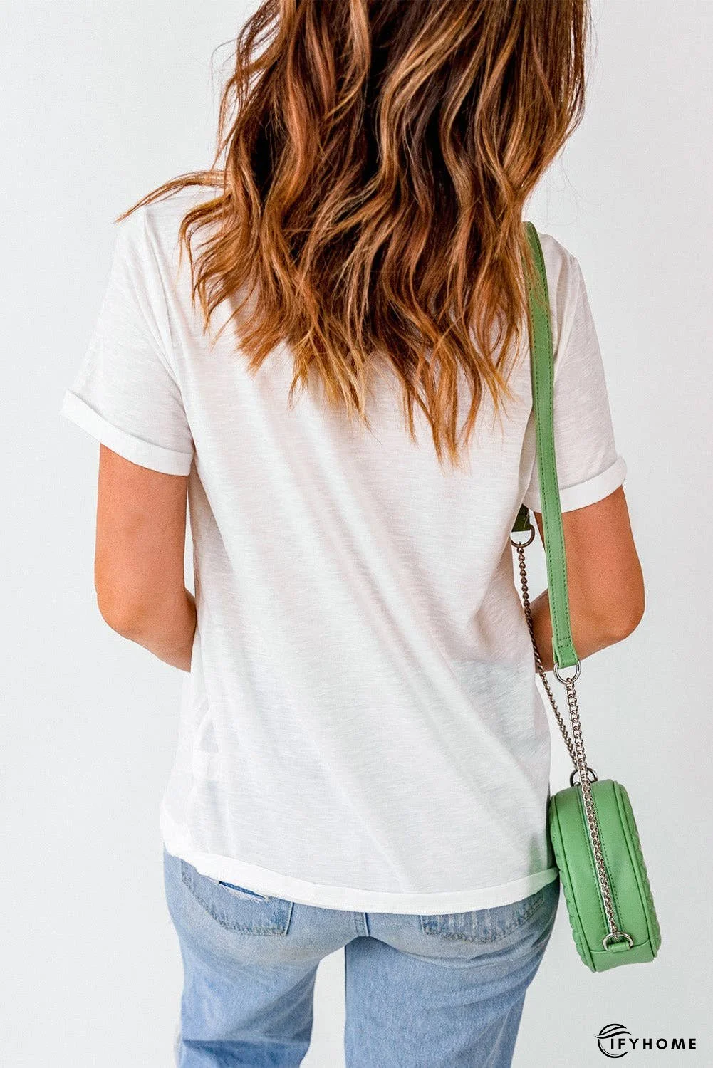 Graphic Round Neck Short Sleeve T-Shirt | IFYHOME