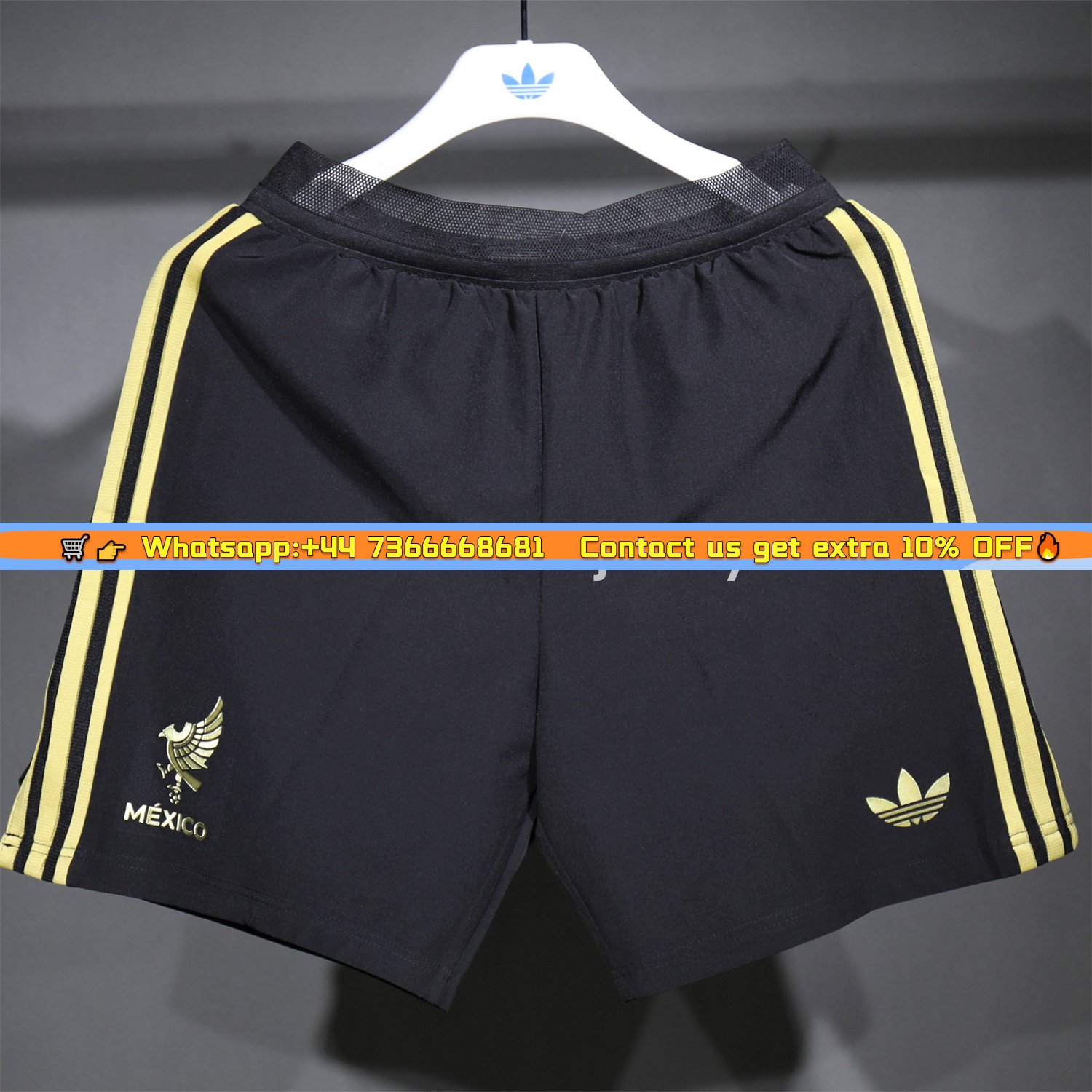 Mexico 2025 Gold Cup Black Shorts - Player Version