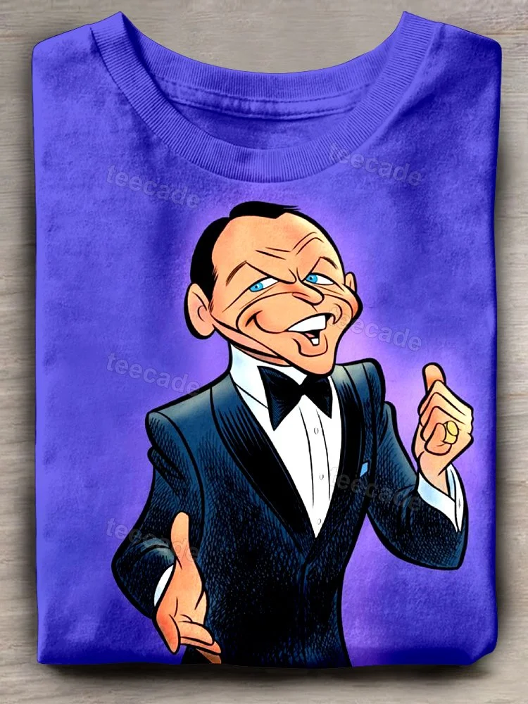 Teecade Frank Sinatra singer Art Print T-shirt