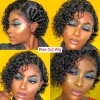 6 Inch Short Wig Bob Curly Hair
