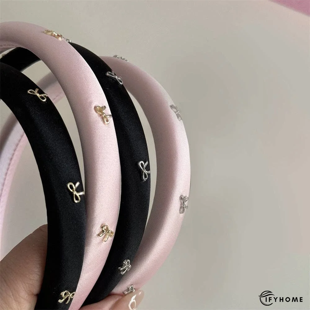 Alloy Bow Trim Headband | IFYHOME
