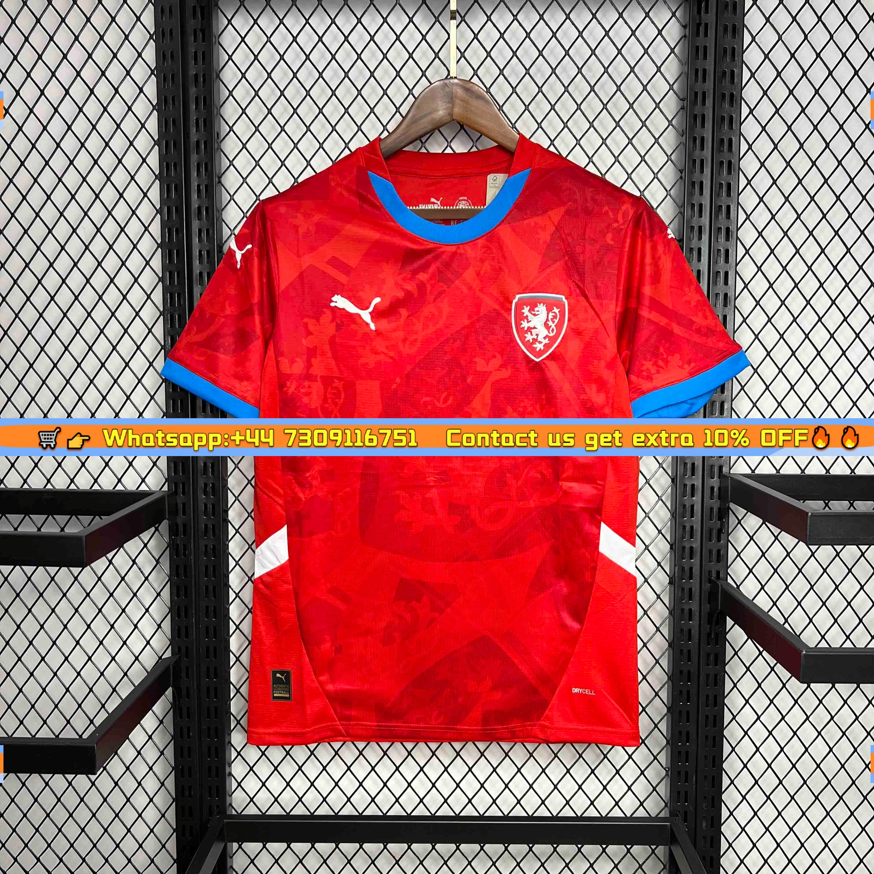 Czech Republic 2024 Home Stadium Jersey - Fans Version