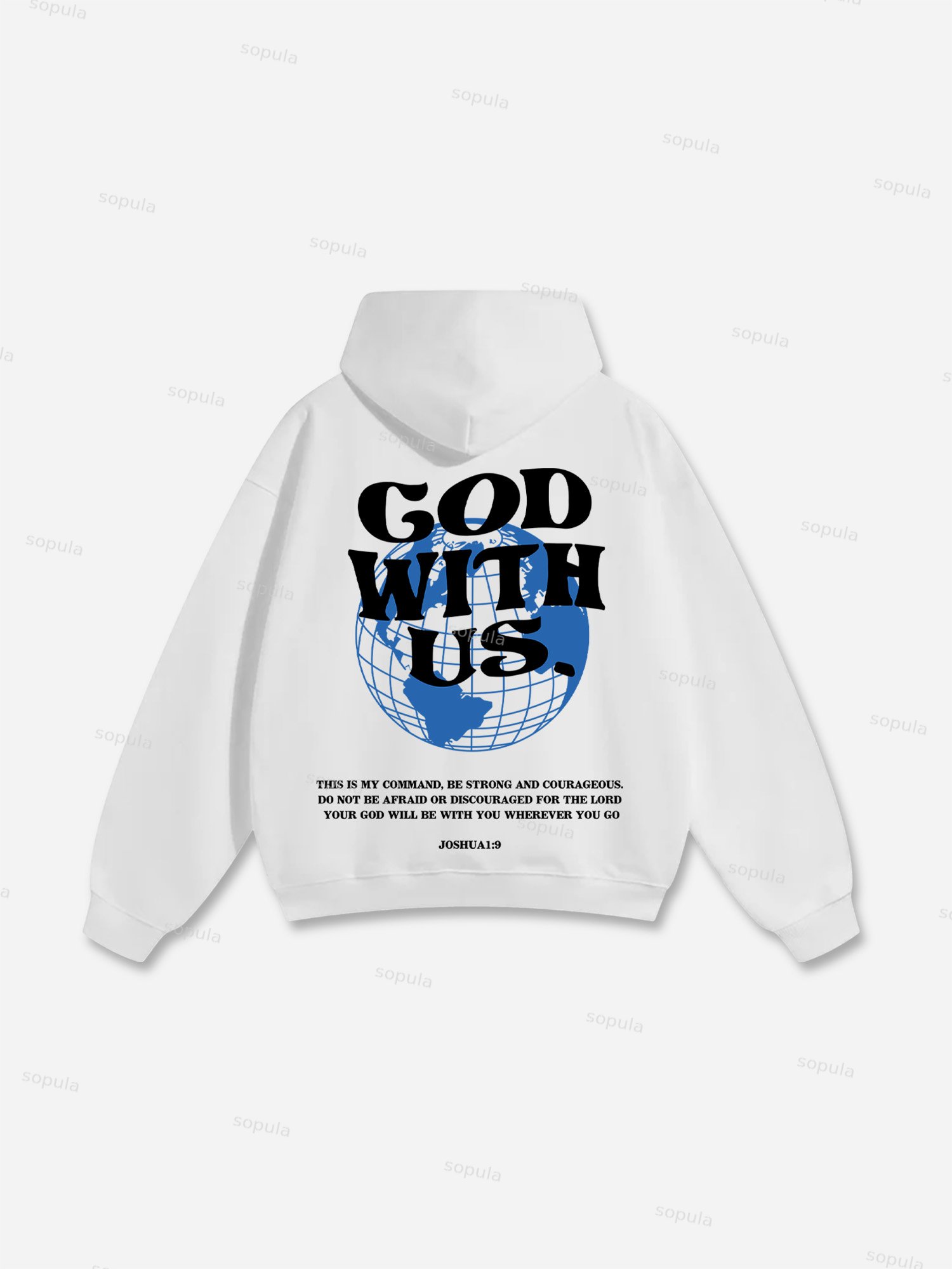 Sopula God With Us Graphic Hoodie