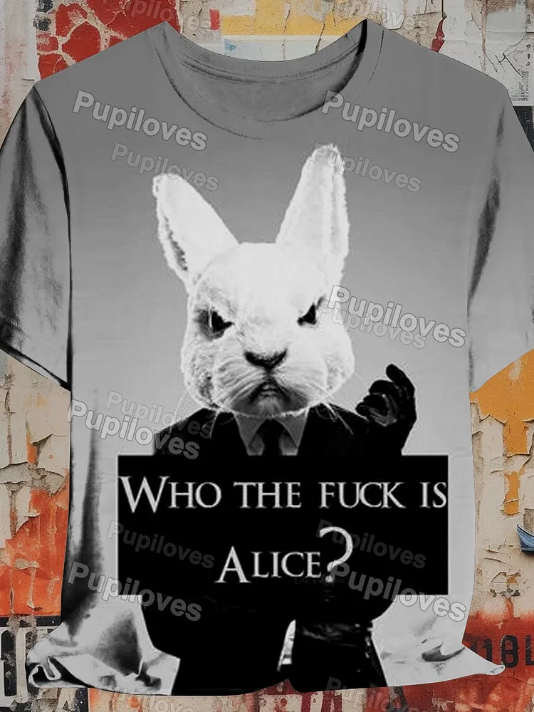 Pupiloves Pupiloves Who The Fuck Is Alice T-shirt