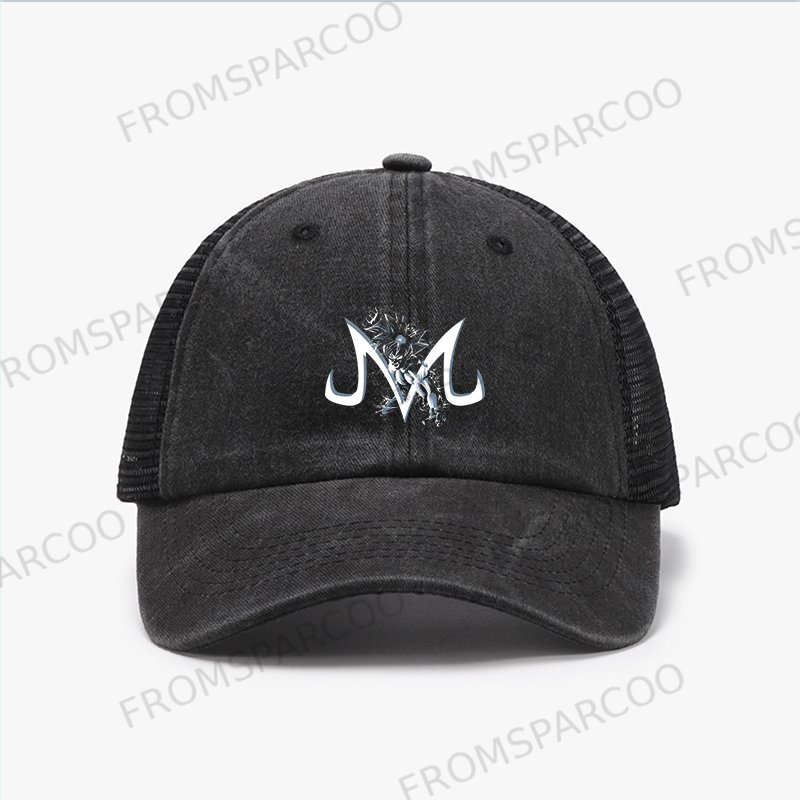 Unisex Dragon Ball Anime Simple Print Breathable Mesh Baseball Cap