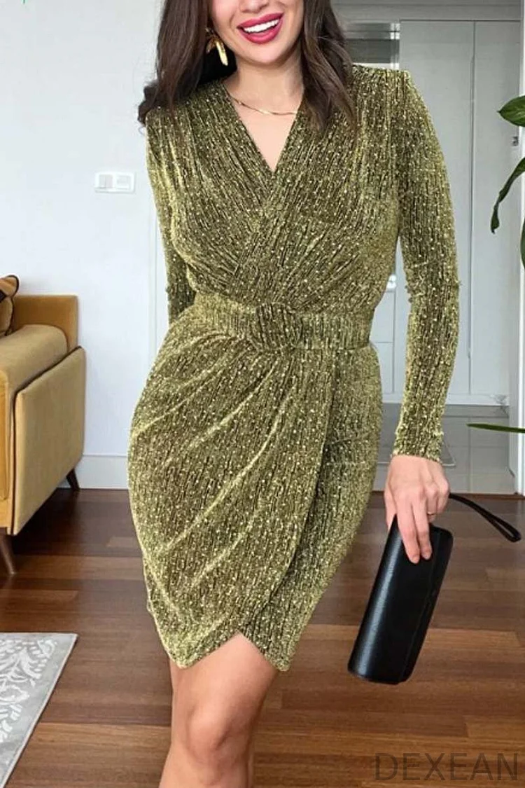 Women Sexy Elegant Party Diamond Mini Dress