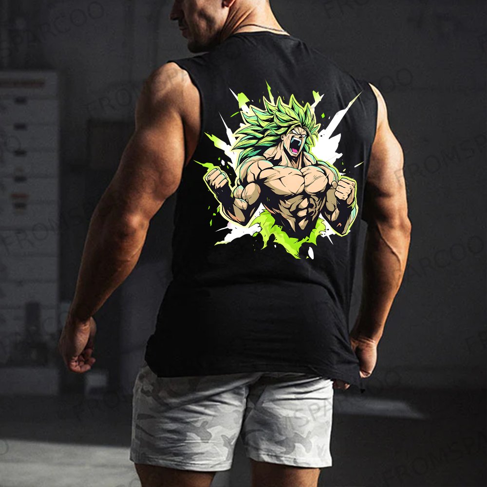 Unisex Casual Anime Print T-Shirt