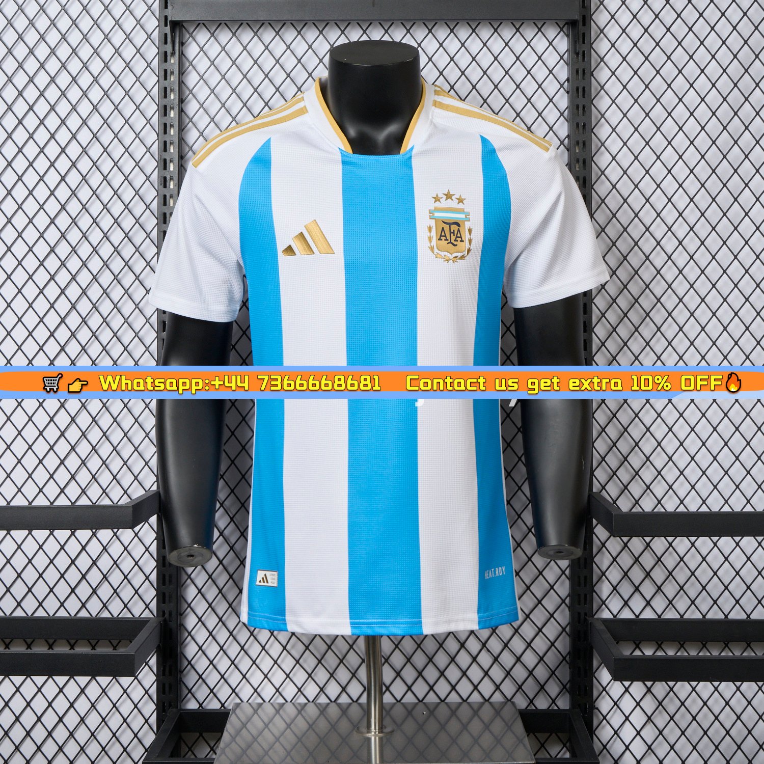 Argentina 25-26 Home Jersey(Leaked Version) - Player Version