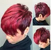 Wine Red Short Wig 4Inch Bob Straight Hair
