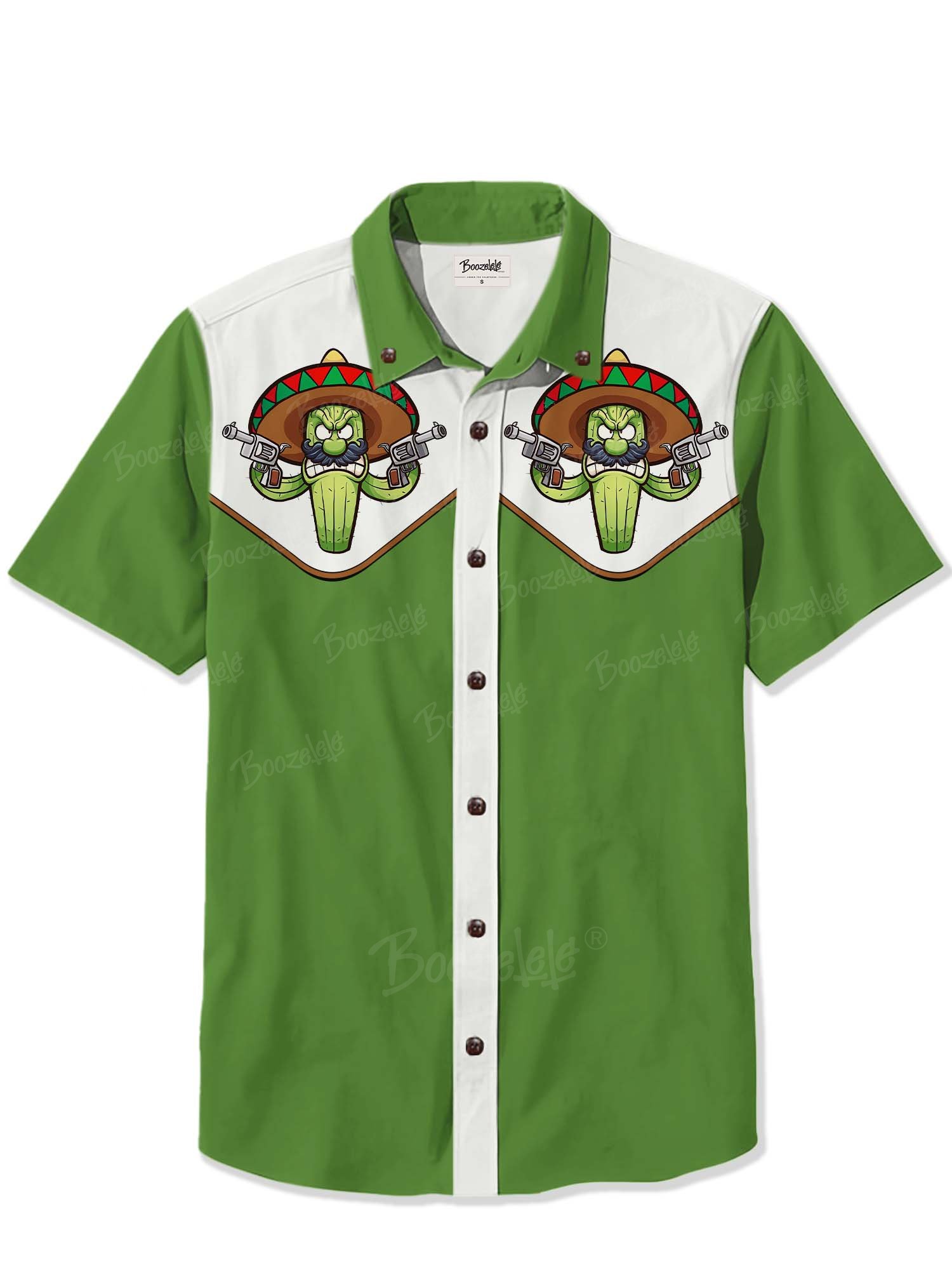 Cactus With A Gun - 100% Cotton Shirt