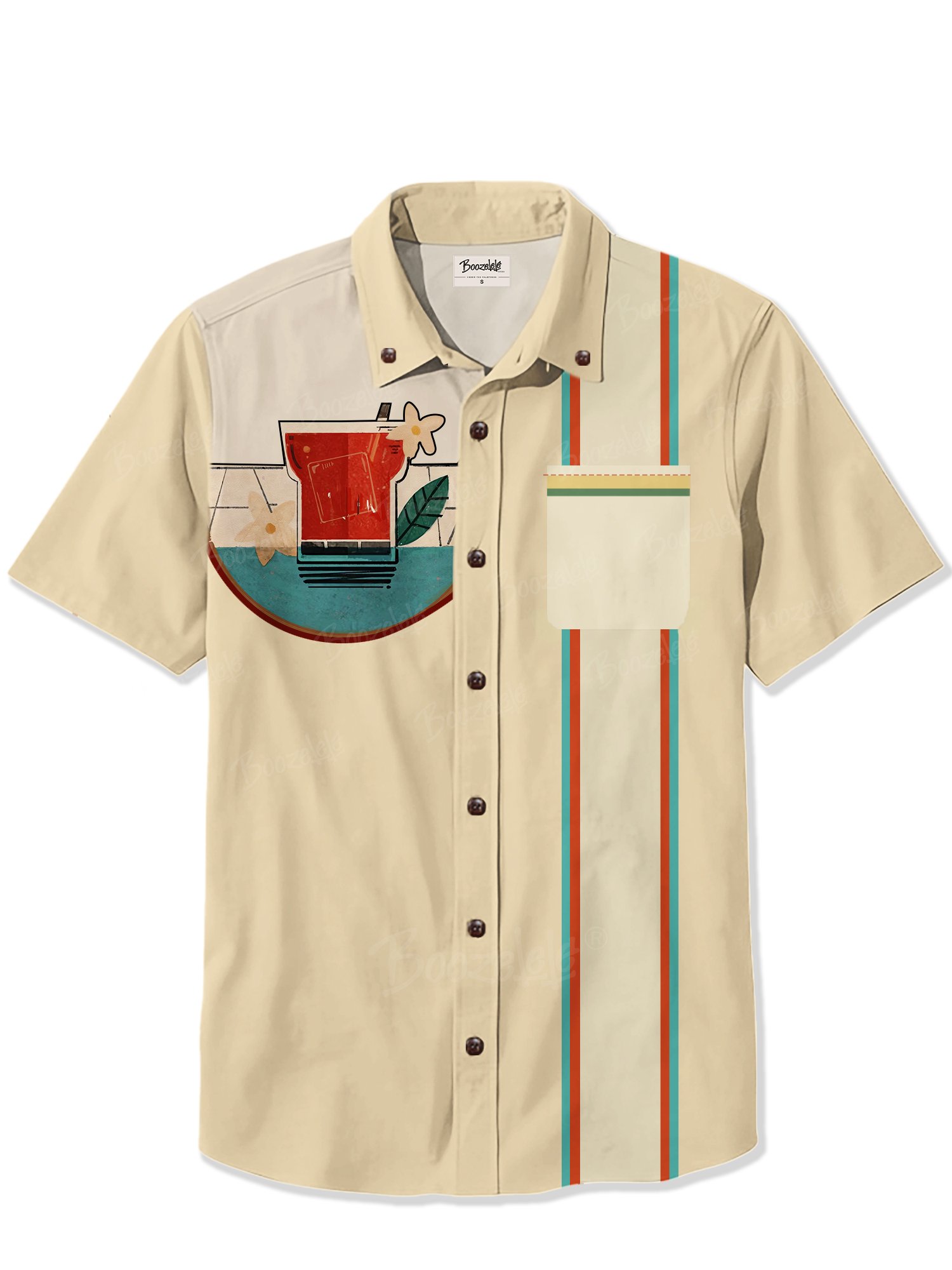 Cute Cocktail Party—— Manhattan-100% Cotton Shirt
