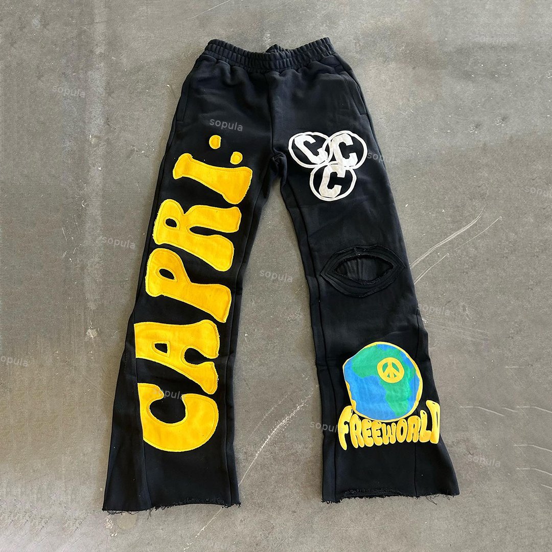 Retro Project Caprice Denim Flared Sweatpants