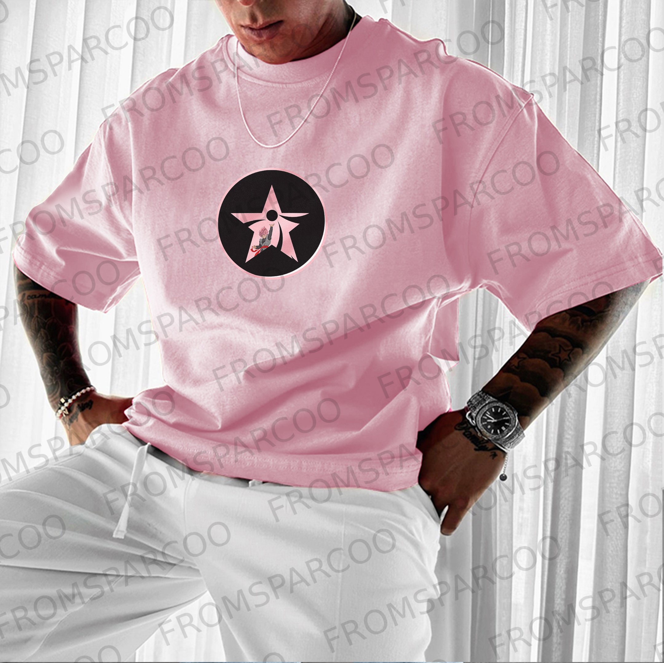Unisex Oversize DBZ Anime Printed T-shirt