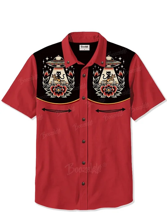 Short Sleeve Shirts Printed Hawaiian Shirt For Men Shirt100