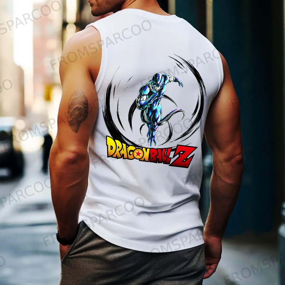 Unisex Oversized DB Anime Fitness Vest
