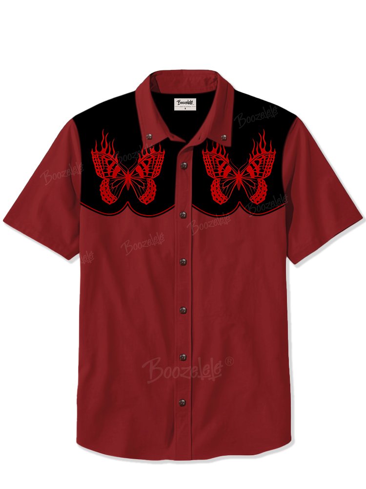 Burning Butterfly - 100% Cotton Shirt