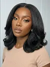 New Kinky Straight  Bob Wig Soft Layered Hair