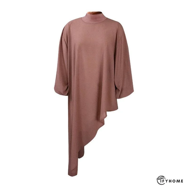 Solid Color Irregular Fashion Plus Size Cowl | IFYHOME