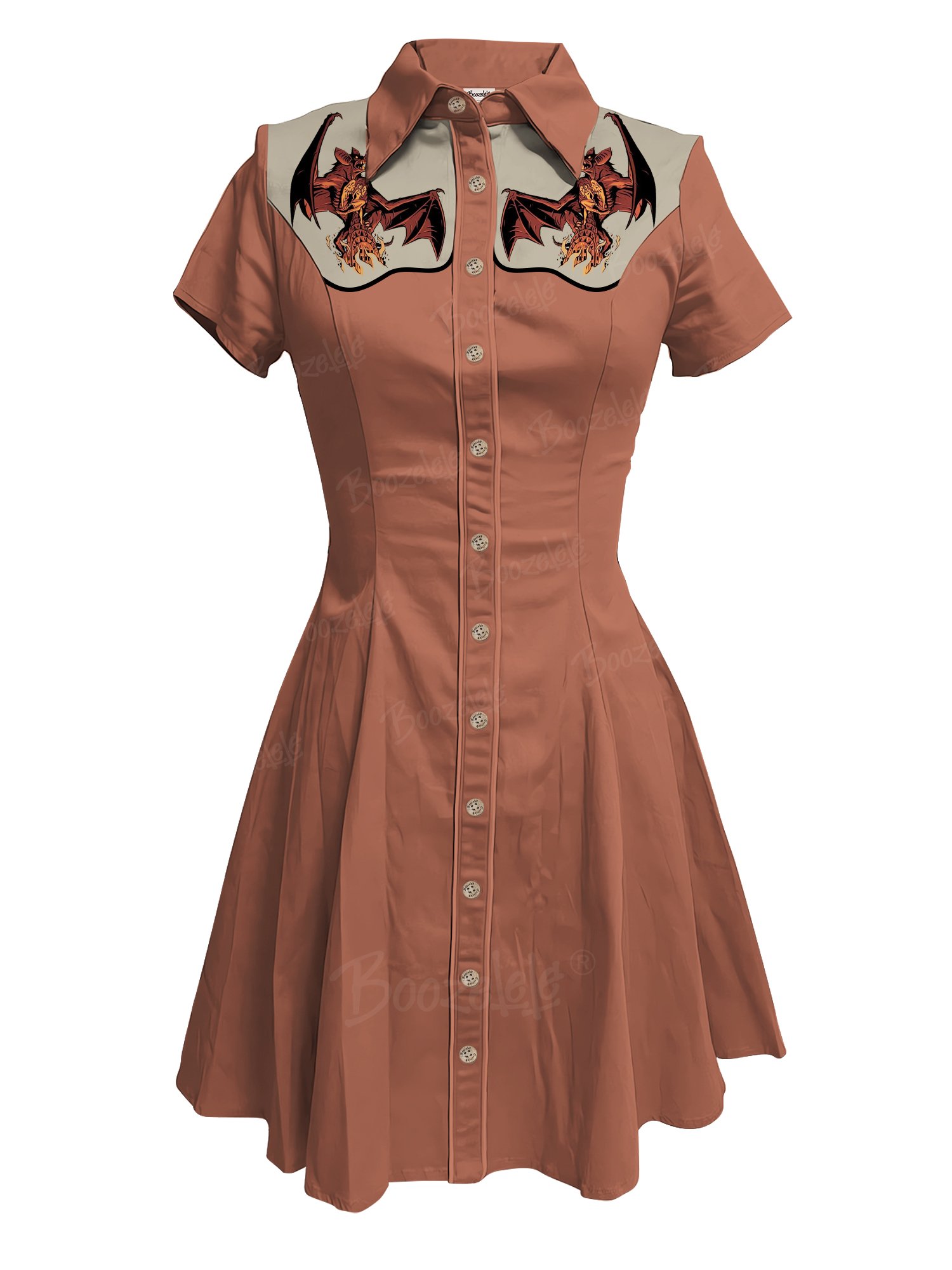 Devil Bat- 100% Cotton Dress