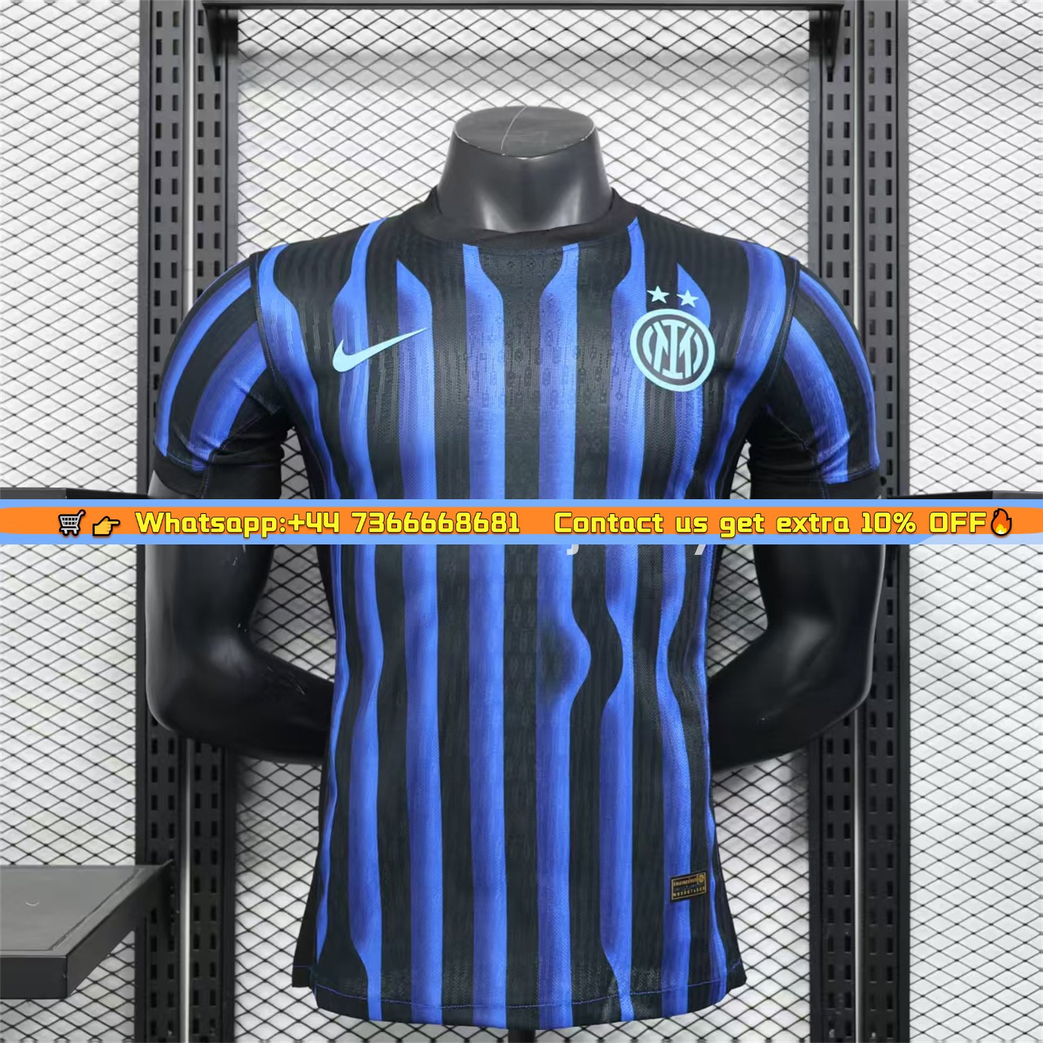 Inter Milan 25-26 Home Unsponsored Jersey - Player Version