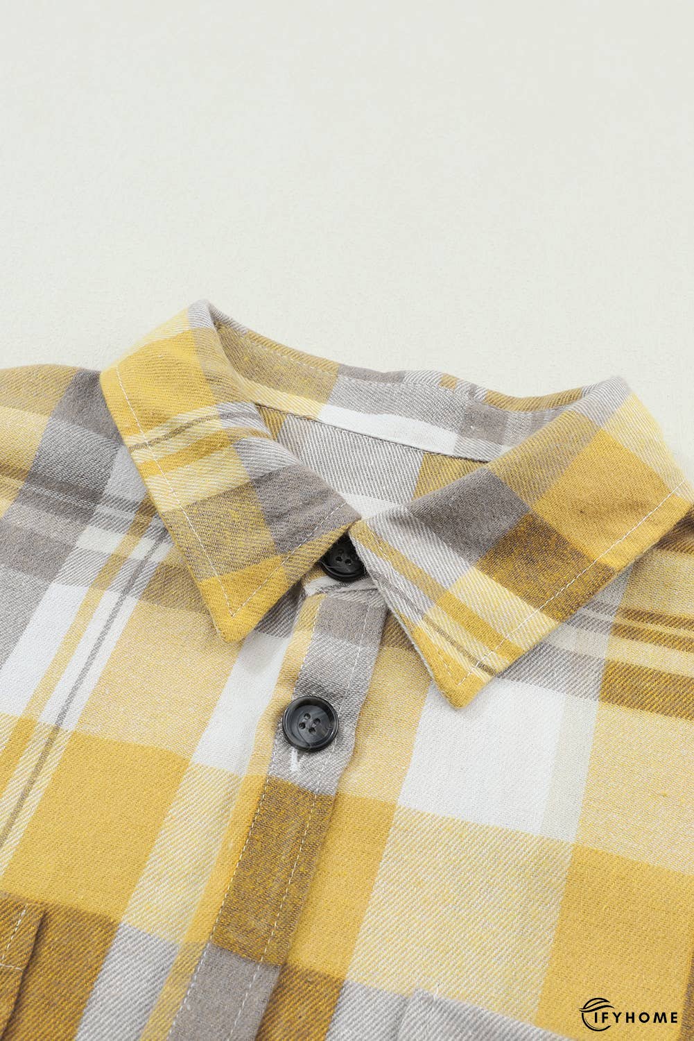 Plaid Button Up Patch Pocket Shirt | IFYHOME