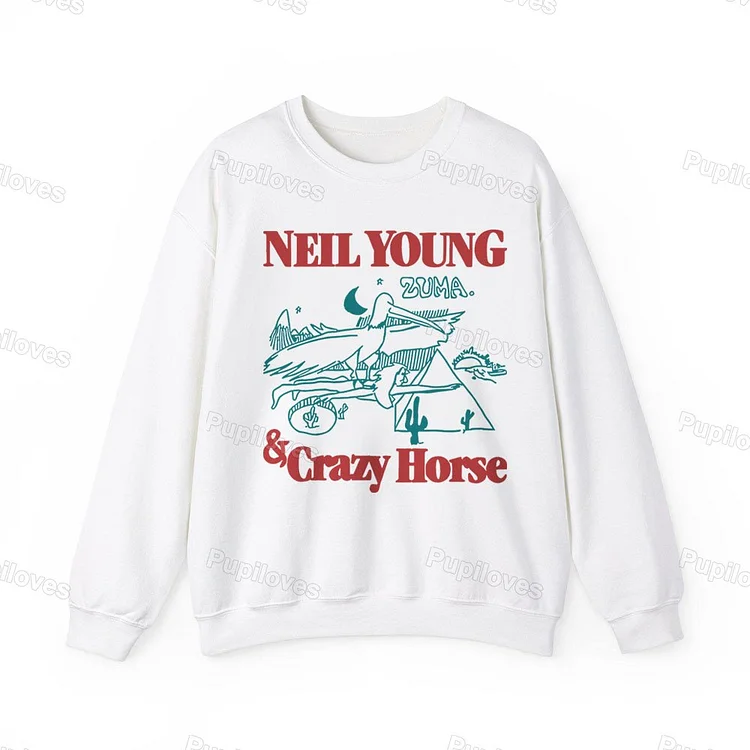 Pupiloves Pupiloves Neil Young & Crazy Horse Sweatshirt