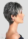 Glueless Salt and Pepper Short Straight Bob Pixe Cut Wig