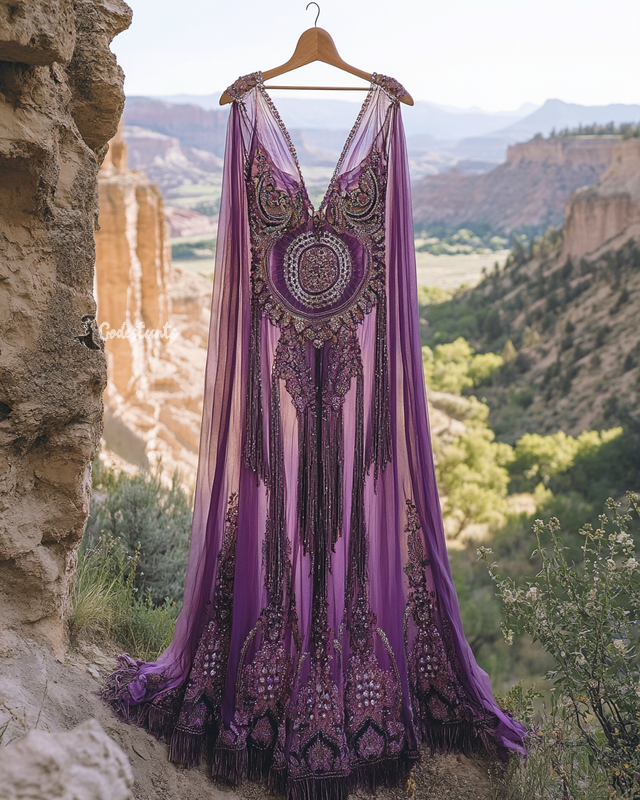 Colorful Vacation Color Block Maxi Dress 46a1