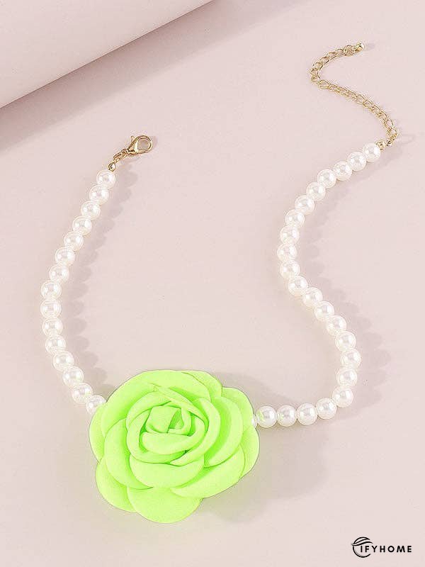 Three-Dimensional Flower Necklaces Accessories | IFYHOME