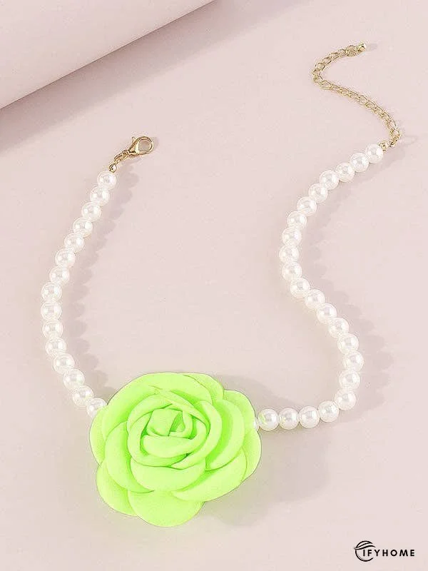 Three-Dimensional Flower Necklaces Accessories | IFYHOME