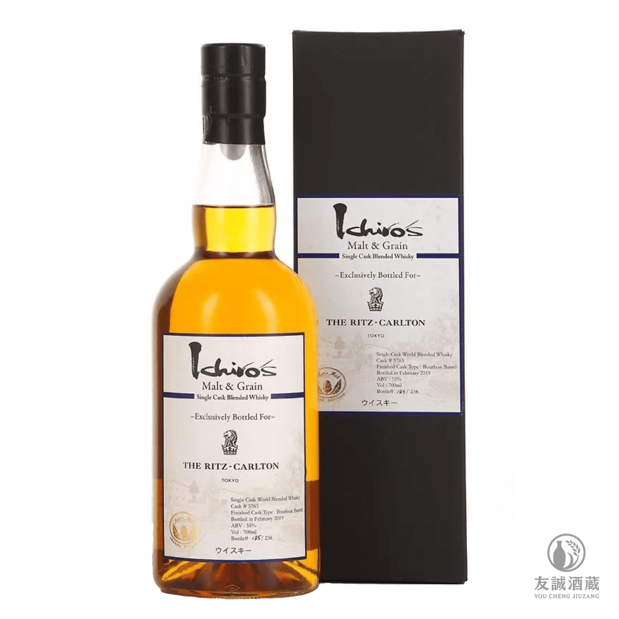 秩父單桶世界混合威士忌 東京麗茲卡爾頓酒店限定 友誠酒藏