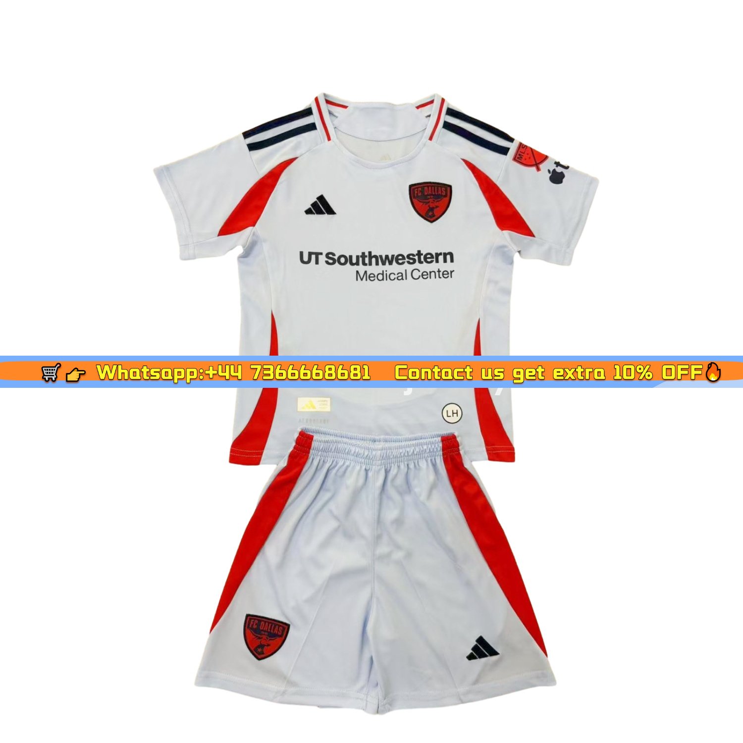 Dallas 25-26 Away Men's Adult Jersey Set - Fans Version