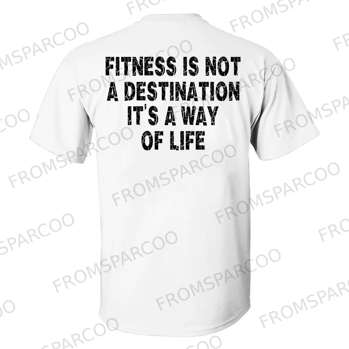 Fitness Is Not A Destination Printed Men's T-shirt