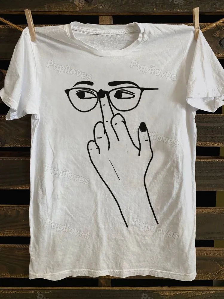 Pupiloves Pupiloves Glasses Finger Classic T-shirt