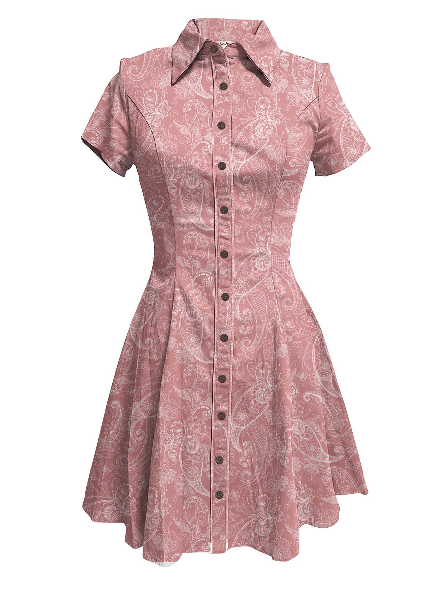 【Noemi Marozsan X Boozelele】Paisley Novelty- 100% Cotton Dress