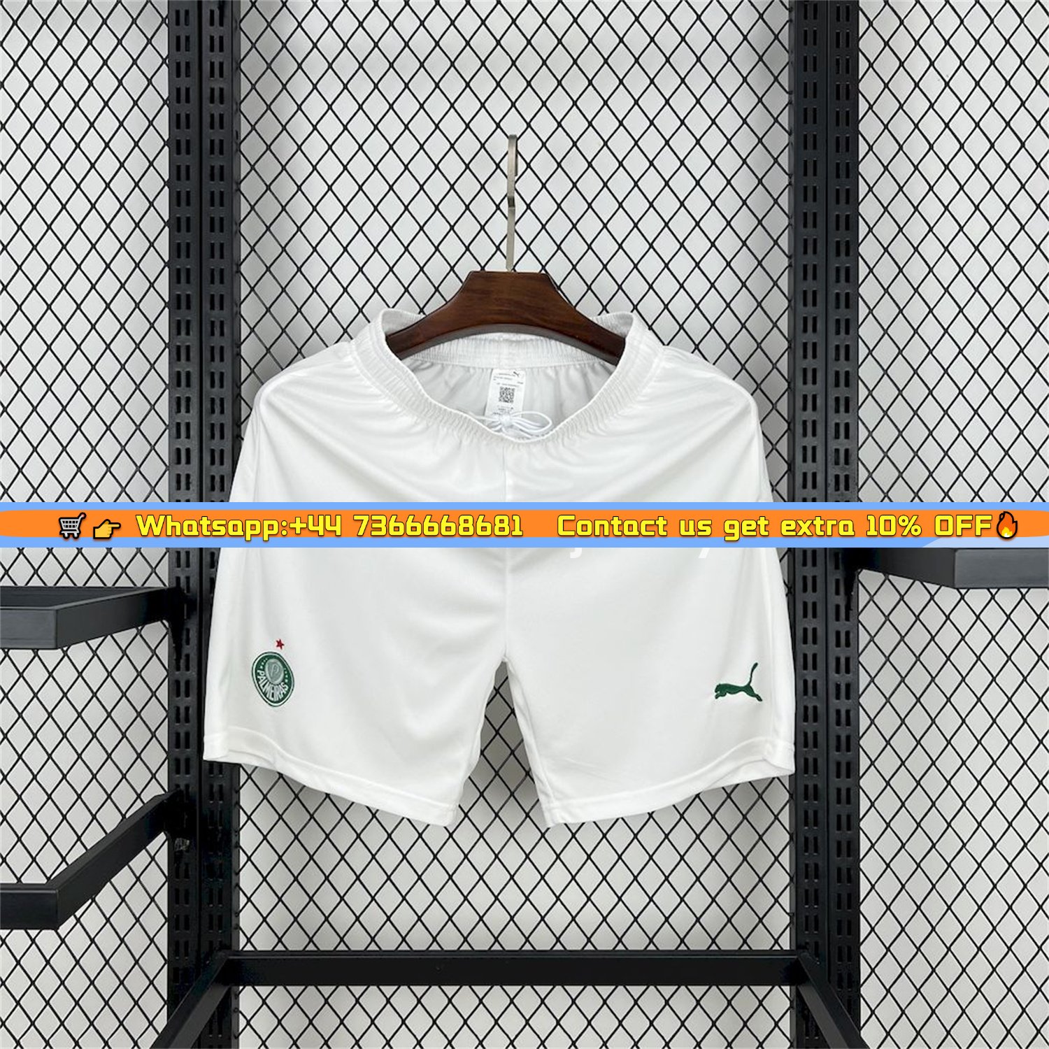 Palmeiras 25-26 Home White Shorts - Fans Version