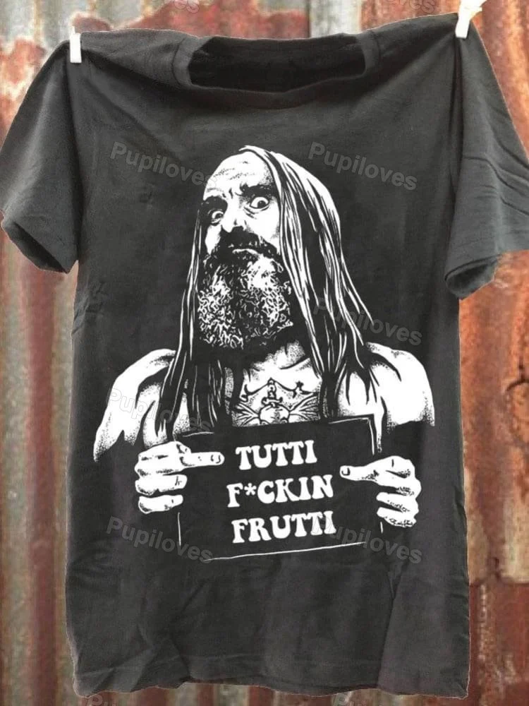 Pupiloves Pupiloves Tutti Fuckin Frutti Graphic Print Unisex Classic T-shirt