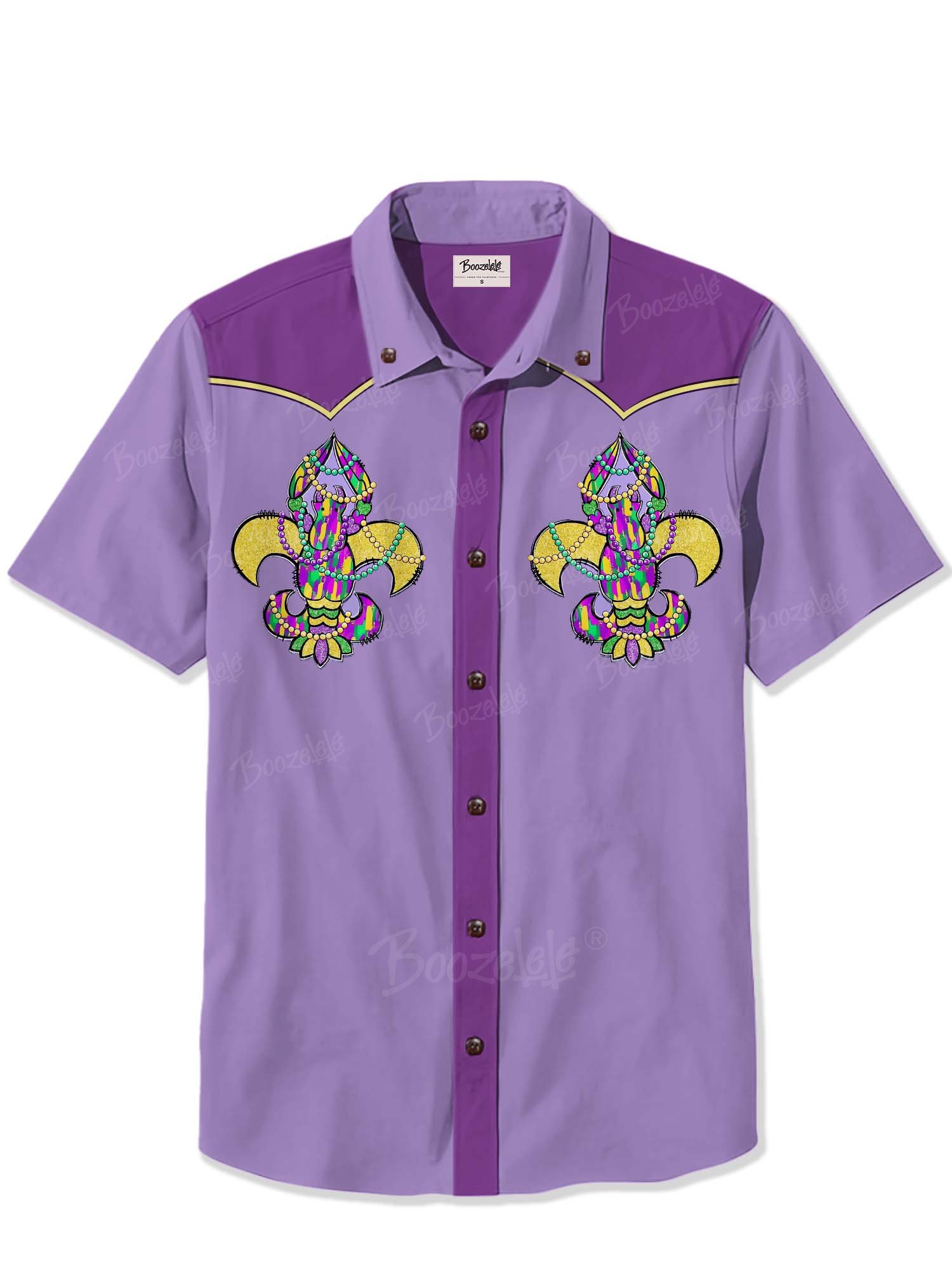 Mardi Gras Lobster - 100% Cotton Shirt