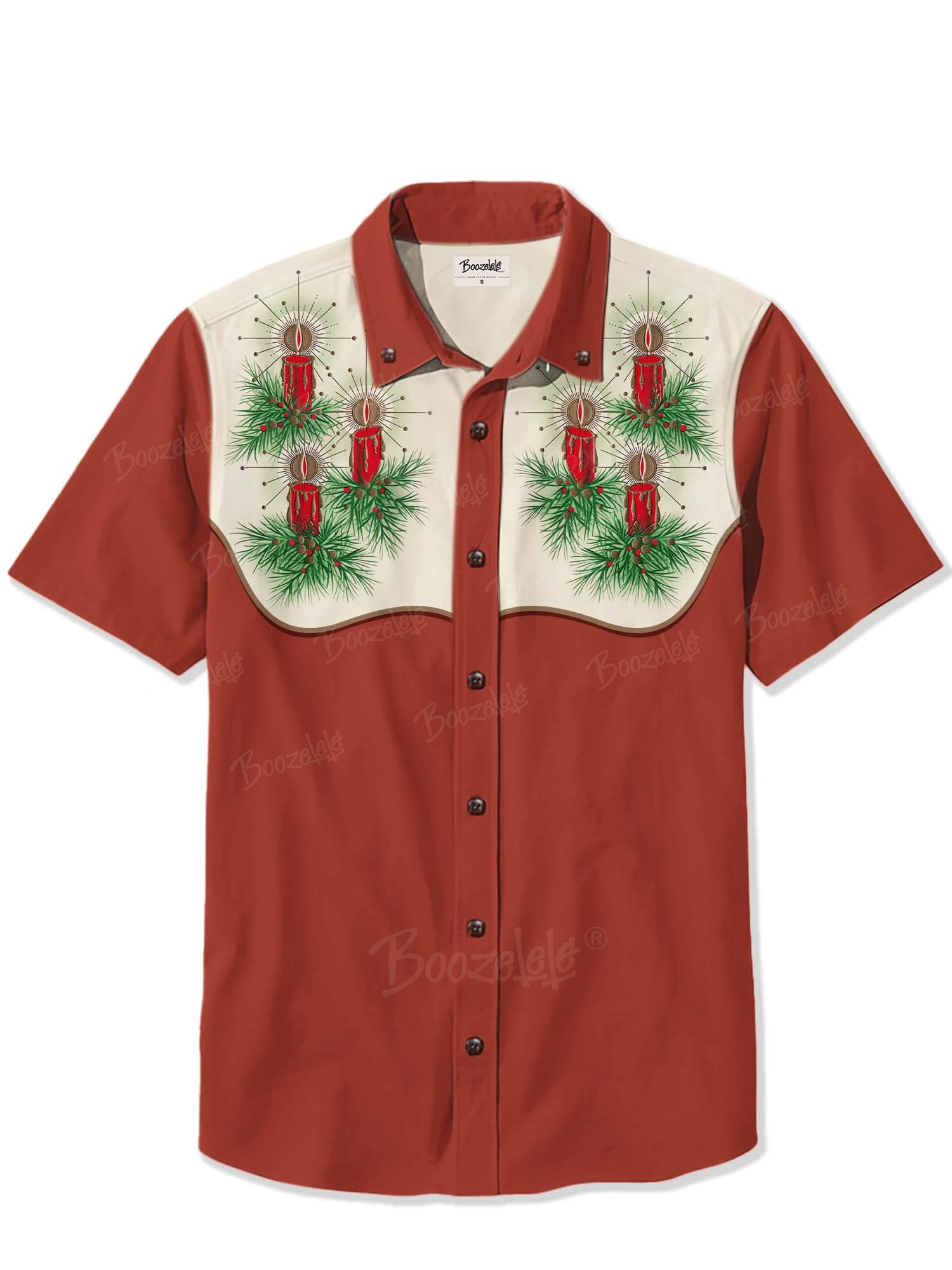 Christmas Vintage Candles - 100% Cotton Shirt