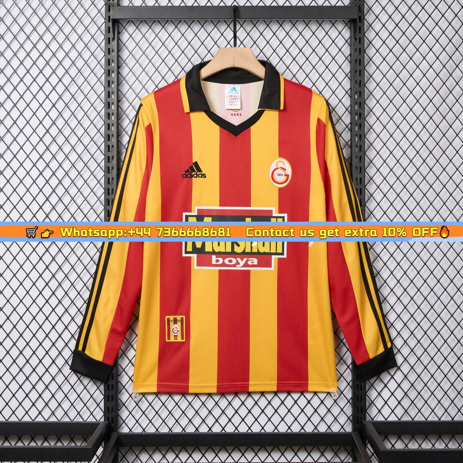 Retro Galatasaray 1999-00 Home Long Sleeves Jersey