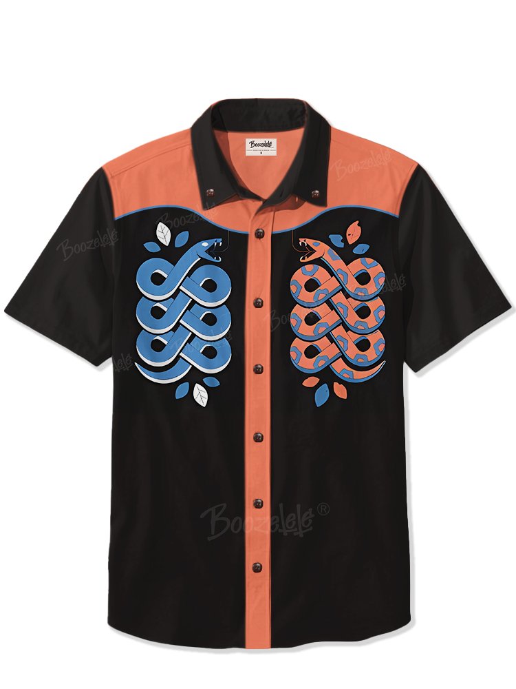 Looping Snake - 100% Cotton Shirt