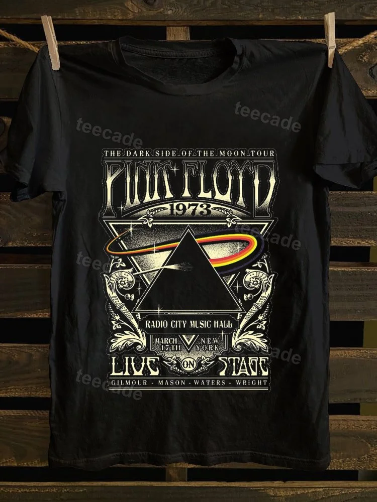 Teecade Teecade Pink Floyd Band Triangle T-shirt