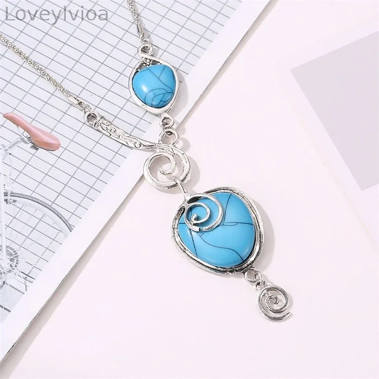 🎁Cracked Turquoise Necklace