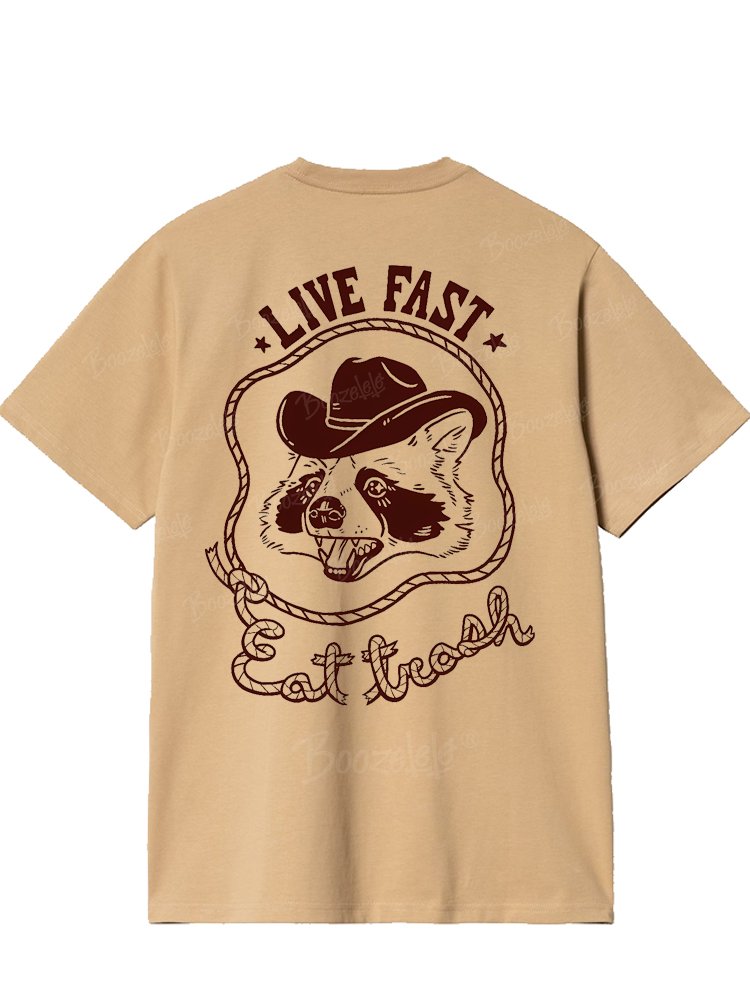 West LIVE FAST - 100% Cotton T-Shirt