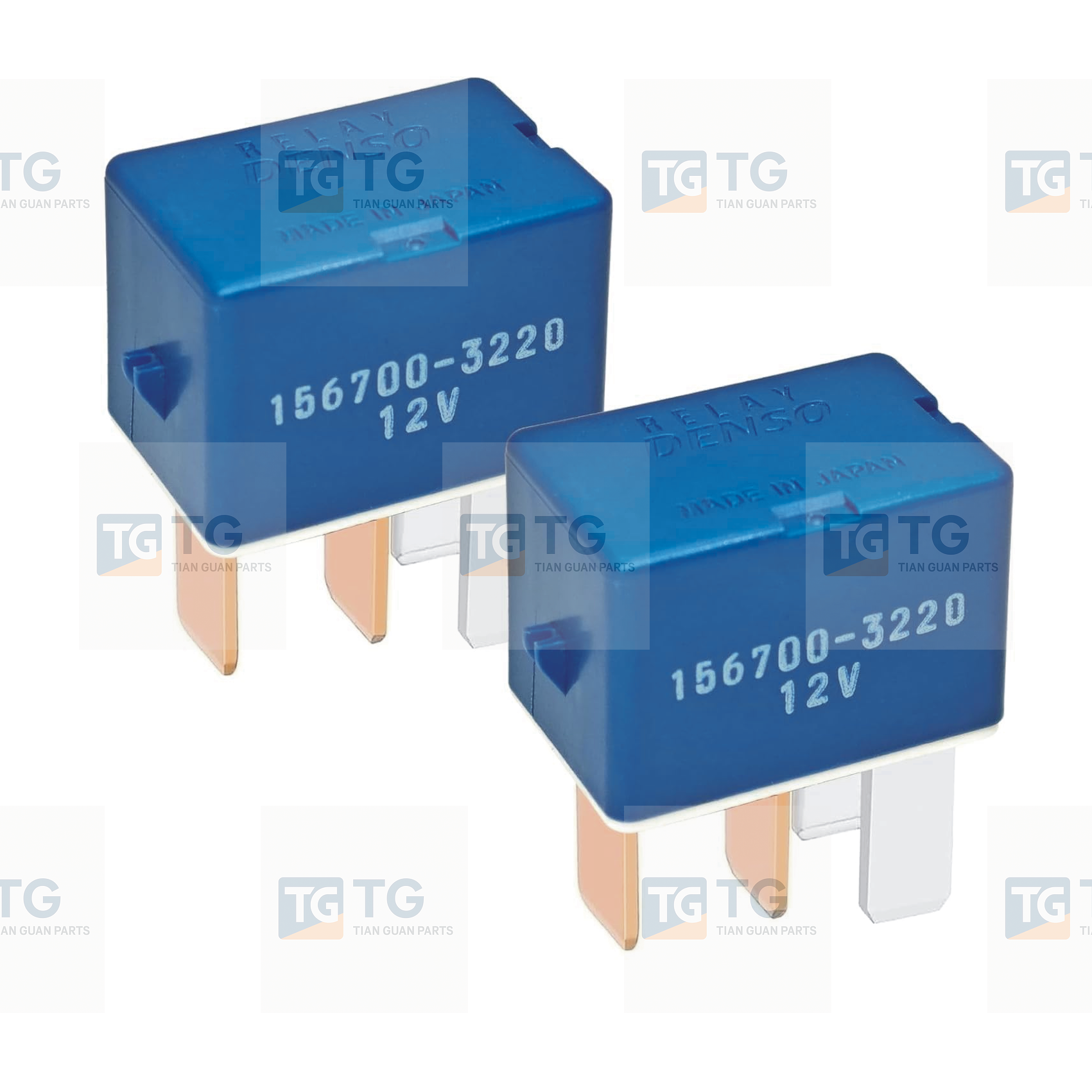 12V Automotive Electrical Systems 4 Pins Relay 156700-3220 567-0004 for 1997-2014 Toyota Lexus and Camry Vehicles