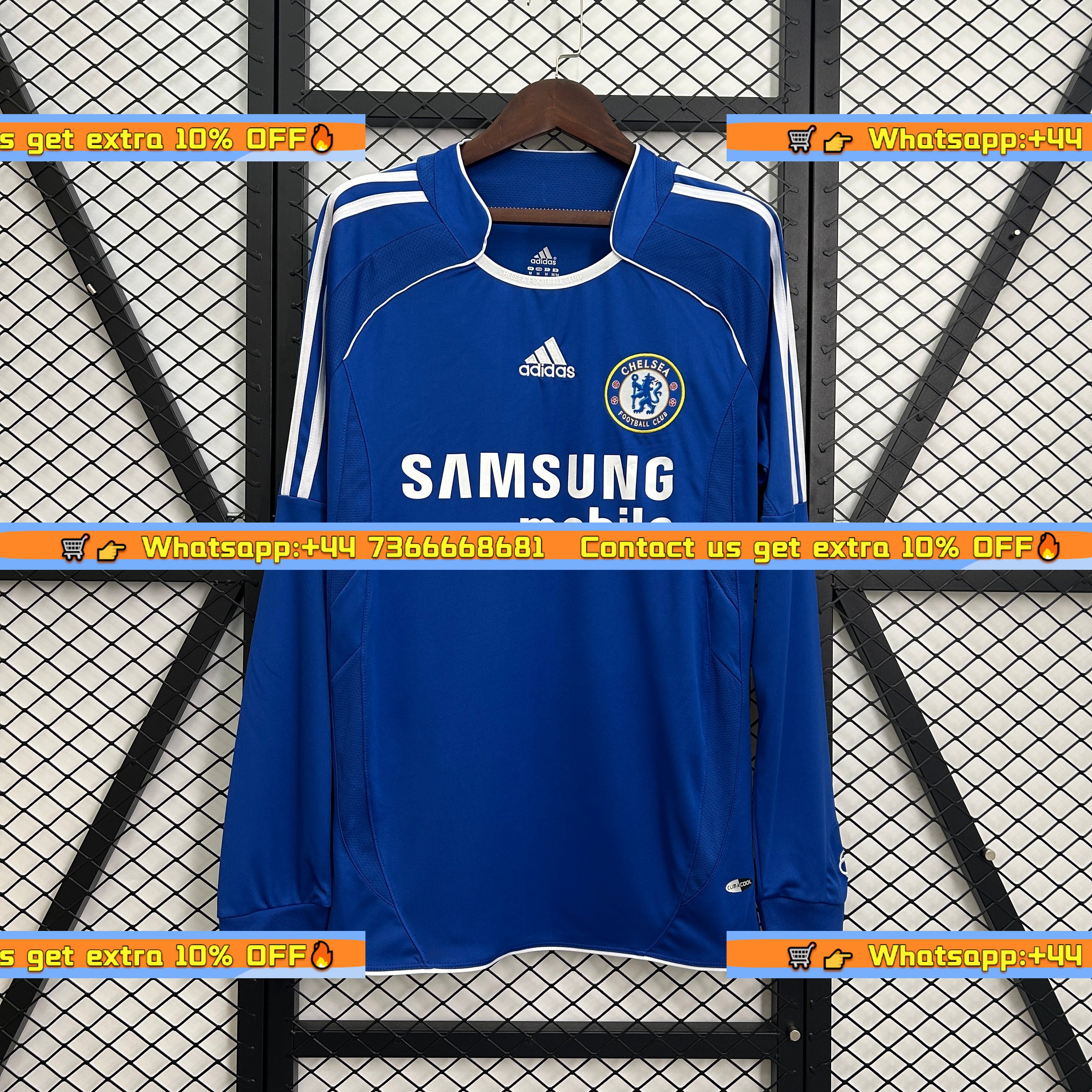Retro C.H.E.L.S.E.A 2006-07 Home Long Sleeves Jersey