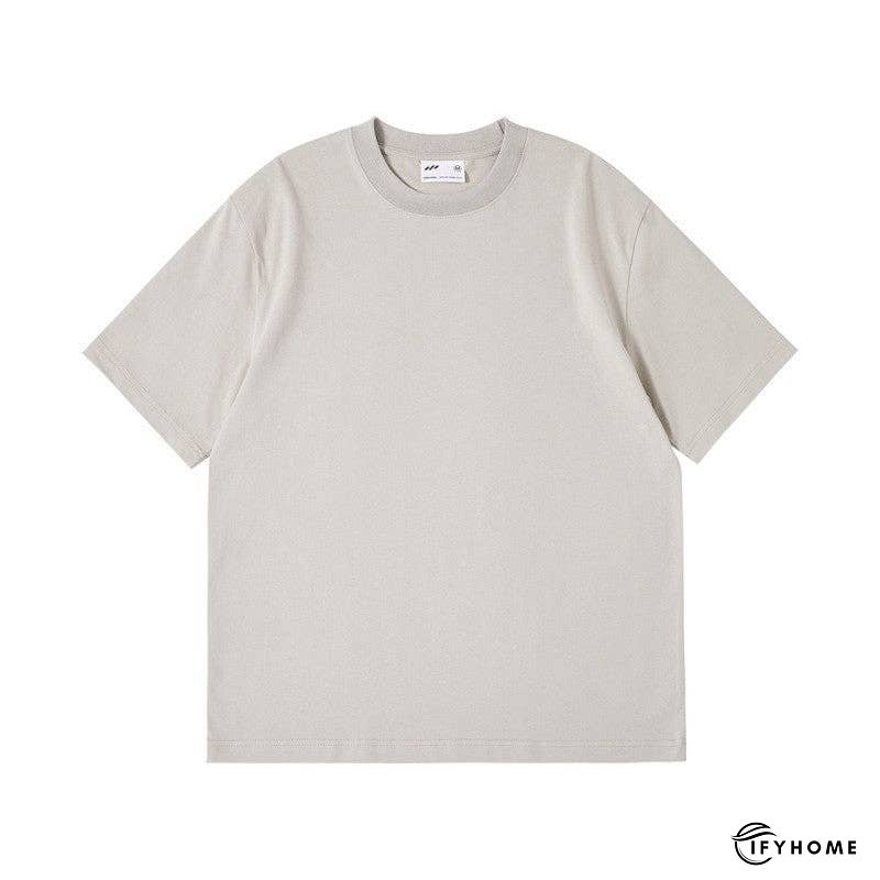 Men's Loose Fit Solid Color Short Sleeve T-Shirt | IFYHOME