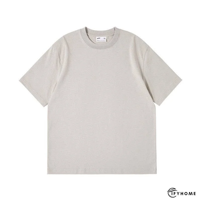 Men's Loose Fit Solid Color Short Sleeve T-Shirt | IFYHOME