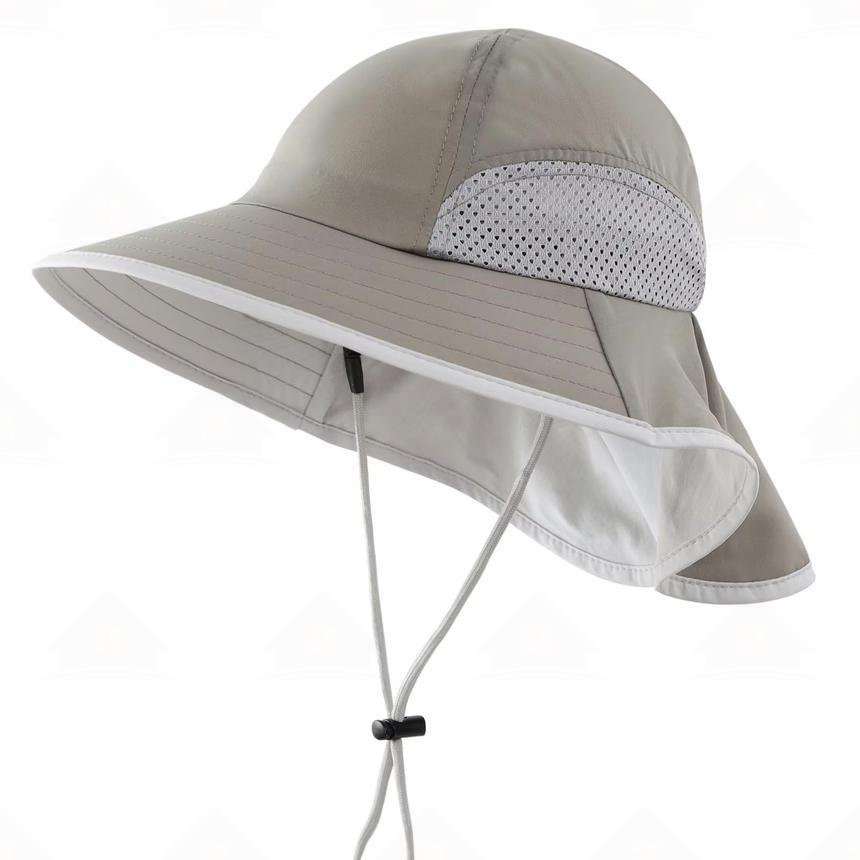 Home Prefer Kids Sun Hat Adjustable Fishing Hat for Boys Grils Breathable UPF 50+ Protection Outdoor Beach Hat with Neck Flap