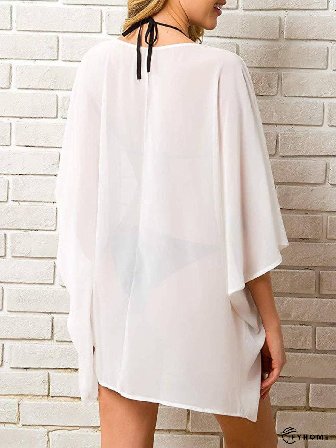Open Front Half Sleeve Cover-Up | IFYHOME